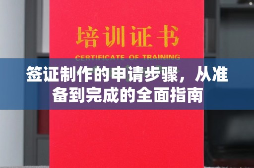 三亚签证制作的申请步骤，从准备到完成的全面指南